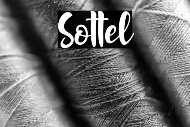 Sottel Font examples