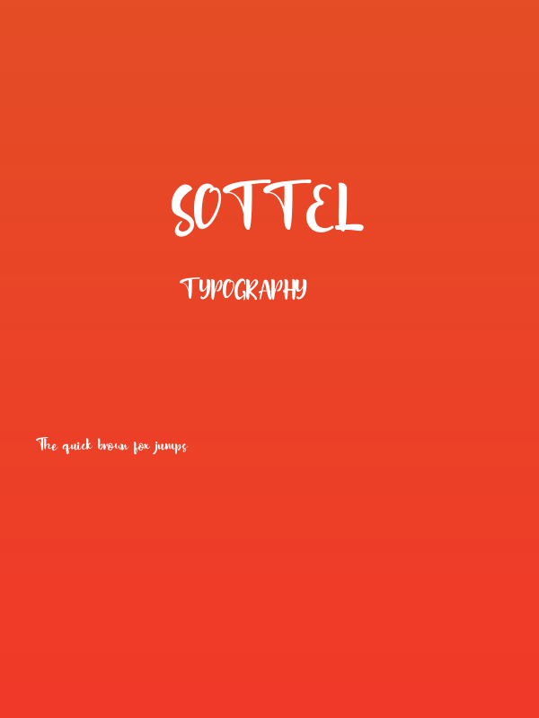 Sottel Poster
