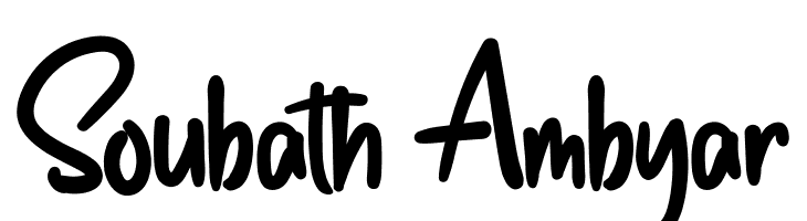 Soubath Ambyar  baixar fontes gratis