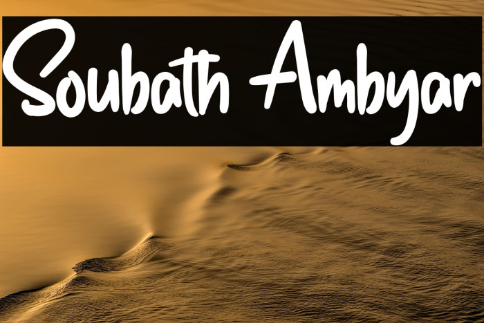 Soubath Ambyar Example 1