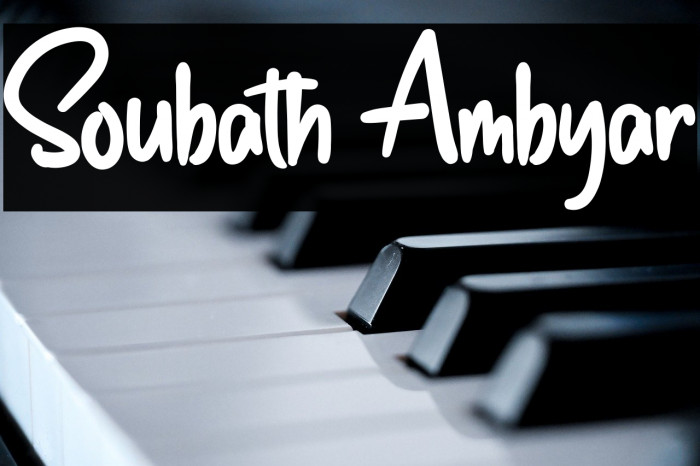 Soubath Ambyar Example 2