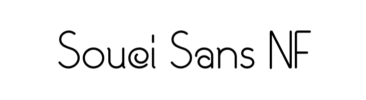 Souci Sans NF  フリーフォントのダウンロード