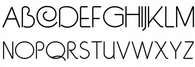 Souci Sans NF Schriftart Groß