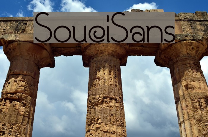 SouciSans Font examples