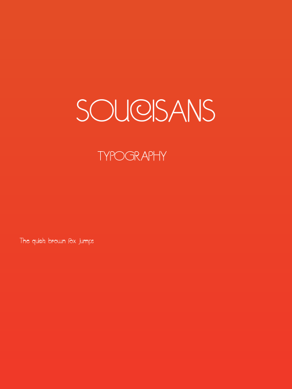 SouciSans Poster
