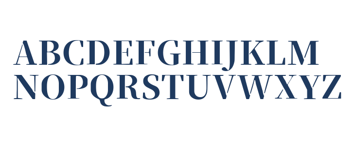 SoukouMincho Uppercase