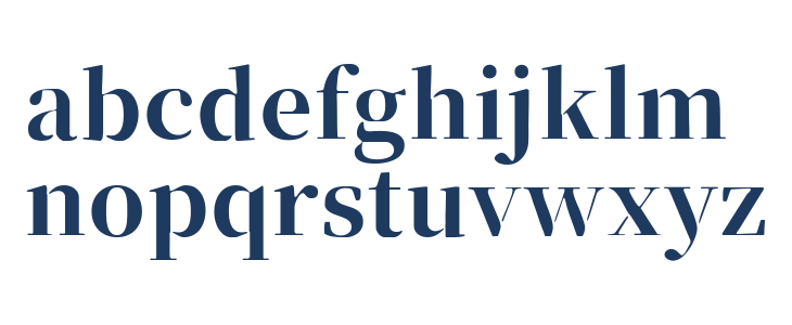 SoukouMincho Lowercase