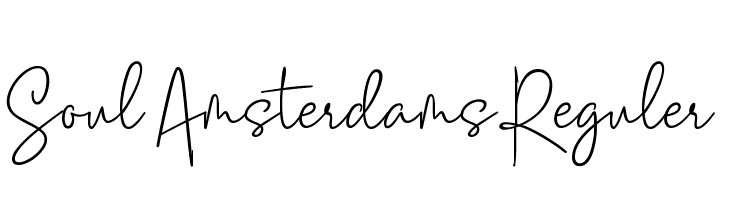 Soul Amsterdams Reguler  les polices de caractères gratuit tlcharger