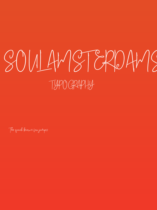 Soul Amsterdams Reguler Poster