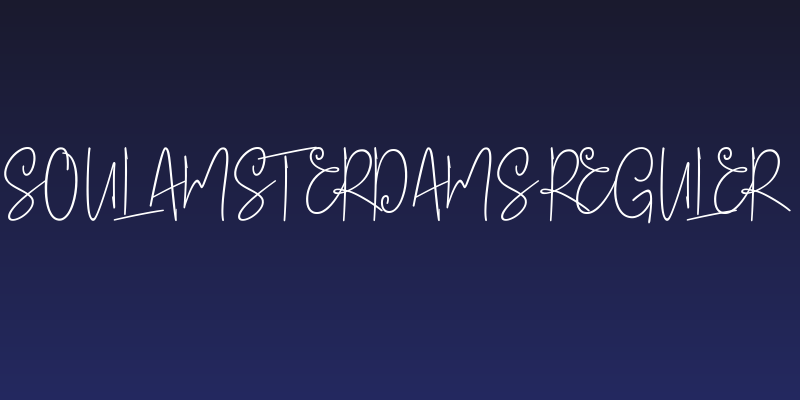 Soul Amsterdams Reguler Social Header