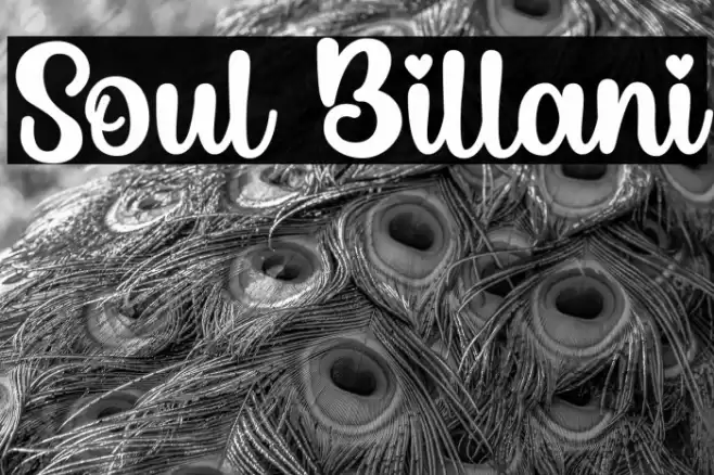 Soul Billani Fonte examples