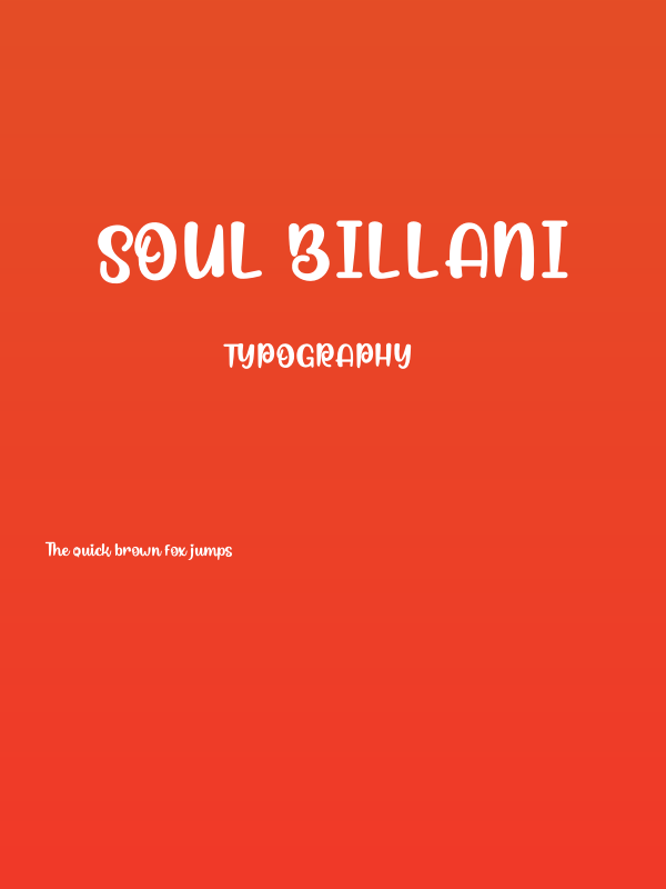 Soul Billani Poster