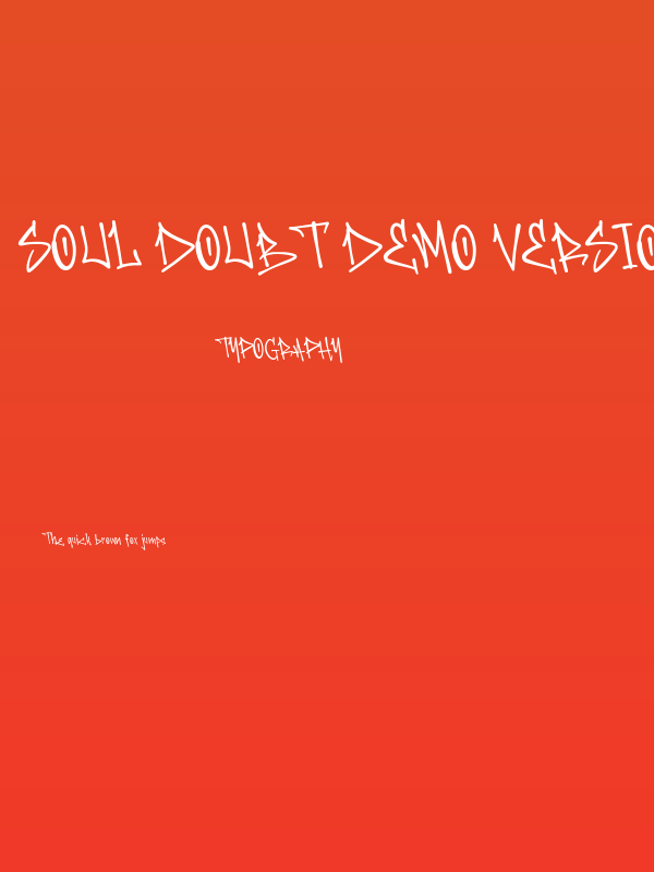 Soul Doubt Demo Version Poster