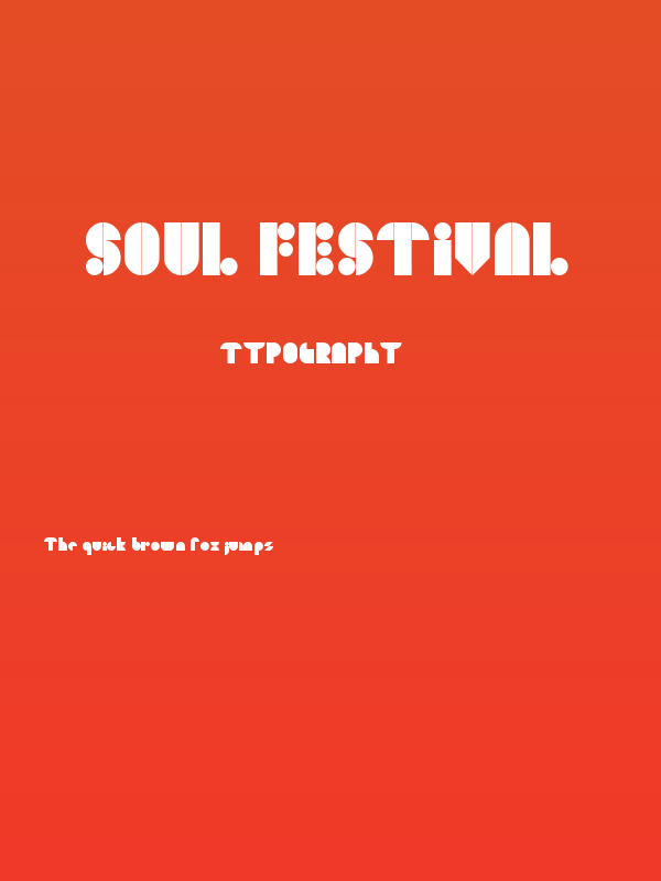 Soul Festival Poster