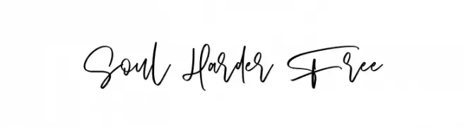 Soul Harder Free  Frei Schriftart Herunterladen