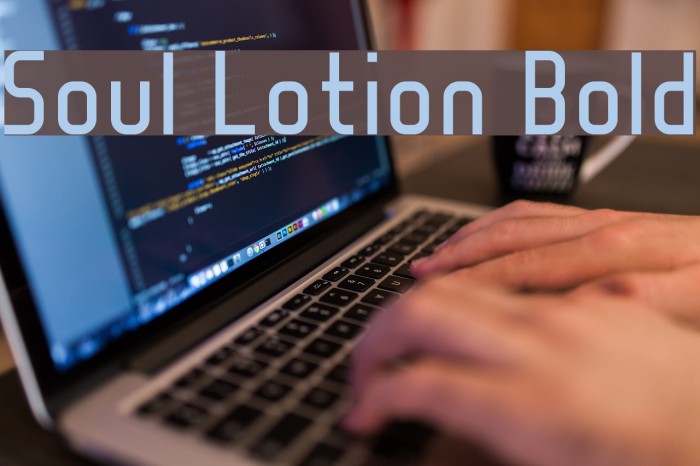 Soul Lotion Bold Example 3