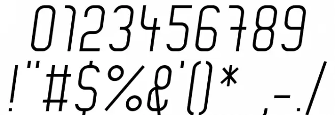 Soul Lotion Light-Italic Font OTHER CHARS