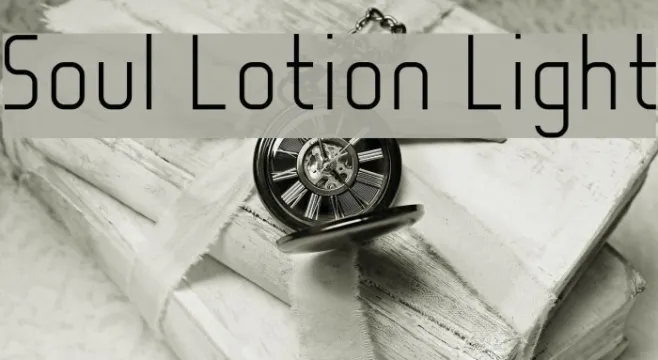 Soul Lotion Light Example 3