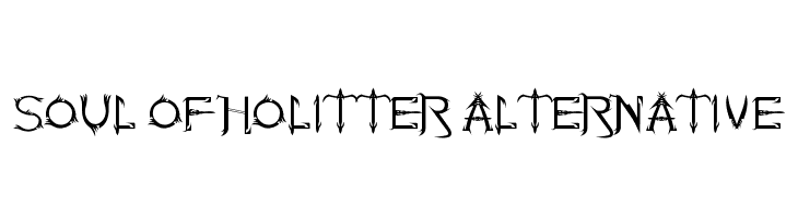 Soul Of Holitter Alternative  Скачать бесплатные шрифты
