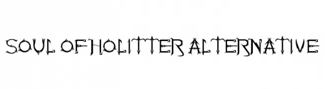 Soul Of Holitter Alternative  Frei Schriftart Herunterladen