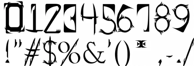 Soul Of Holitter Alternative Font OTHER CHARS