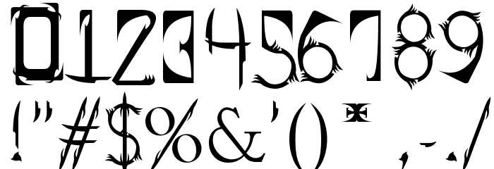 Soul Of Holitter Alternative Font OTHER CHARS