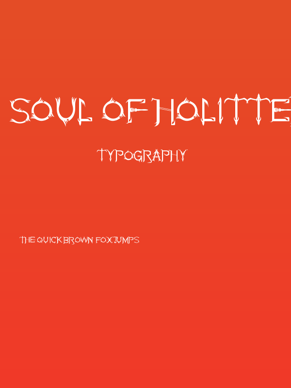 Soul Of Holitter Alternative Poster