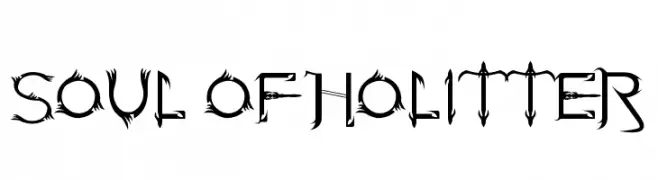 Soul Of Holitter  font caratteri gratis