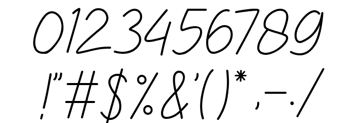 Soul Of You Font OTHER CHARS