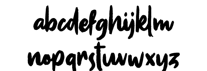 Soul Paint Font LOWERCASE