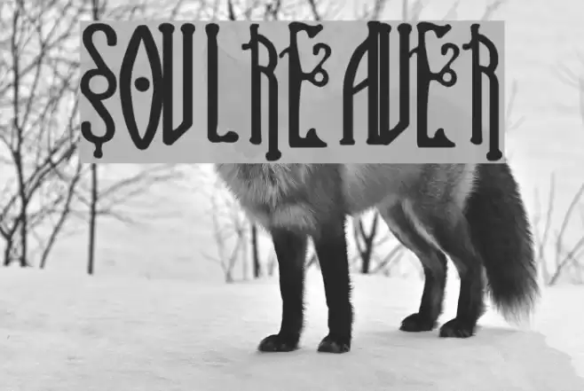 Soul Reaver Font examples