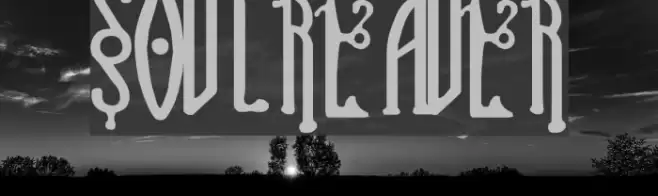 Soul Reaver Font examples