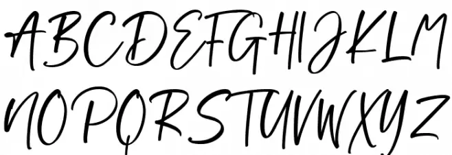 Soul Signature Шрифта ВЕРХНИЙ