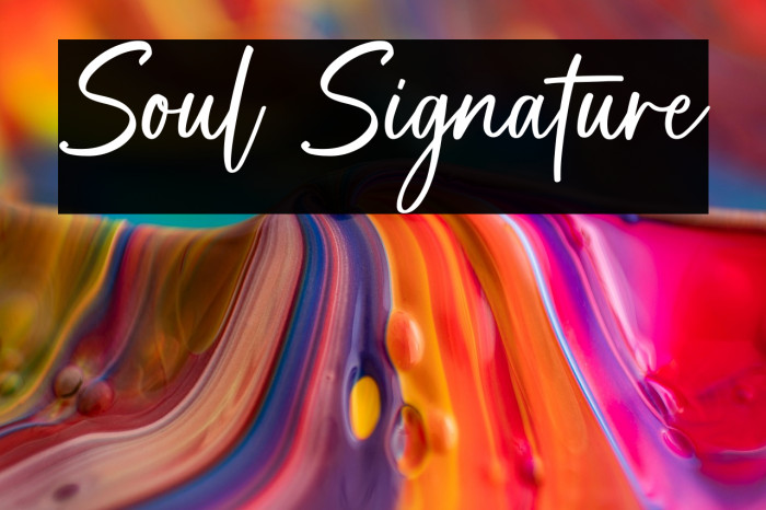 Soul Signature Example 1