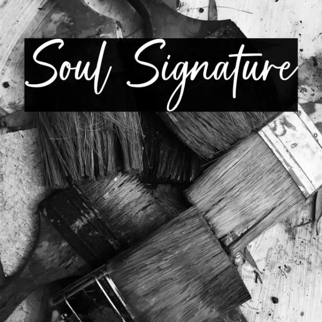 Soul Signature Font examples