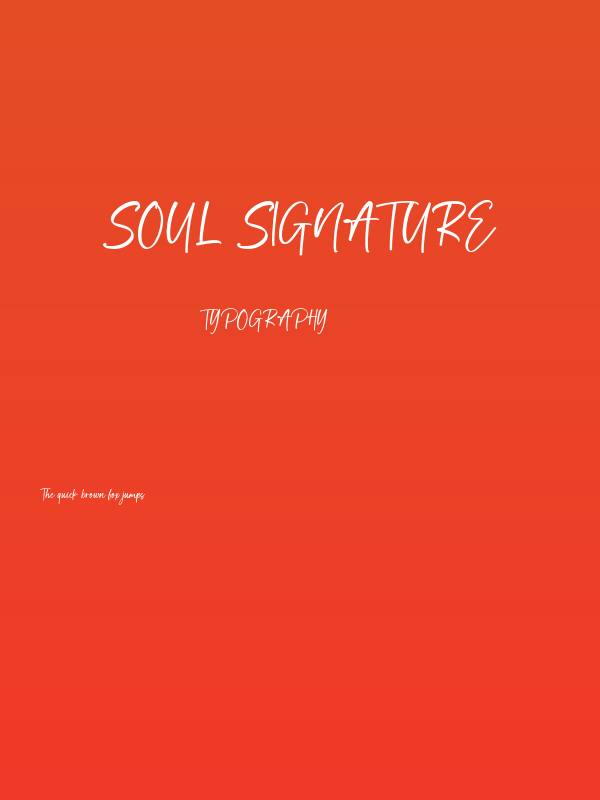 Soul Signature Poster