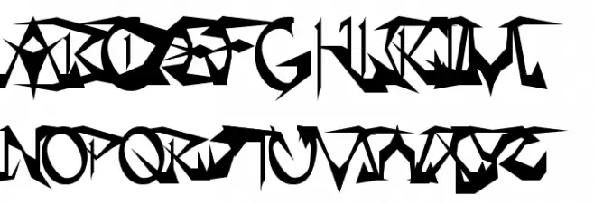 SoulCalibuR Font UPPERCASE