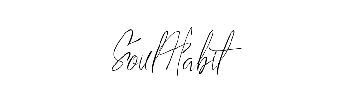 SoulHabit  नि: शुल्क फ़ॉन्ट्स डाउनलोड