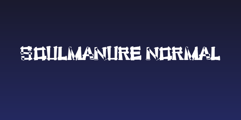 SoulManure NormaL Social Header