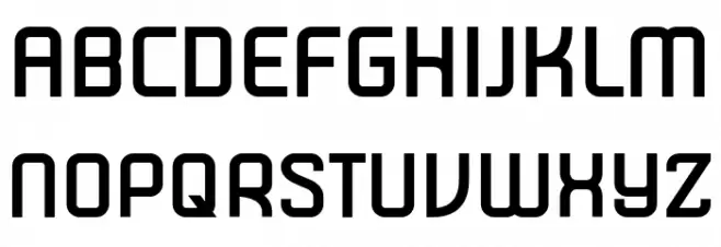 Soularic Regular Schriftart Groß