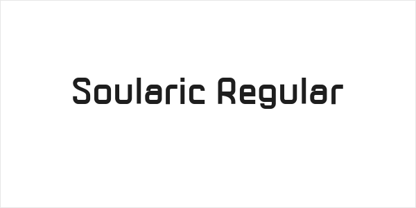 Soularic Regular Logo