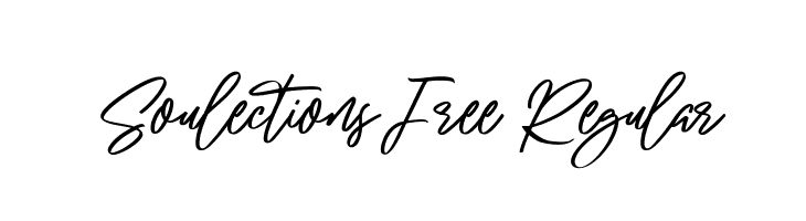 Soulections Free Regular  Descarca Fonturi Gratis