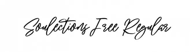 Soulections Free Regular  Frei Schriftart Herunterladen