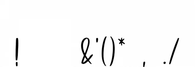 SoulgatesDemo Font OTHER CHARS