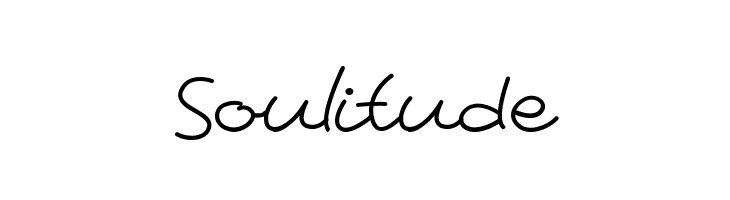 Soulitude  免费字体下载