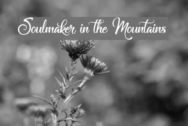 Soulmaker in the Mountains Font examples