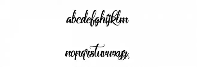 Soulmaker in the Mountains Schriftart Kleinbuchstaben