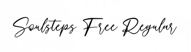 Soulsteps Free Regular  Frei Schriftart Herunterladen