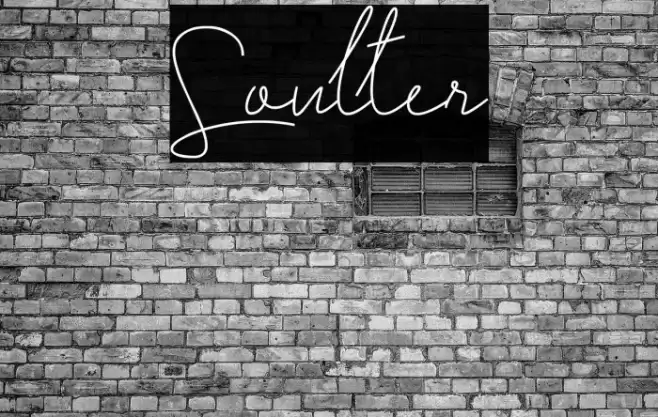 Soulter Font examples