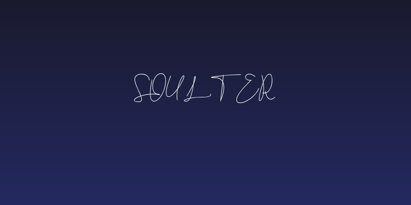 Soulter Social Header